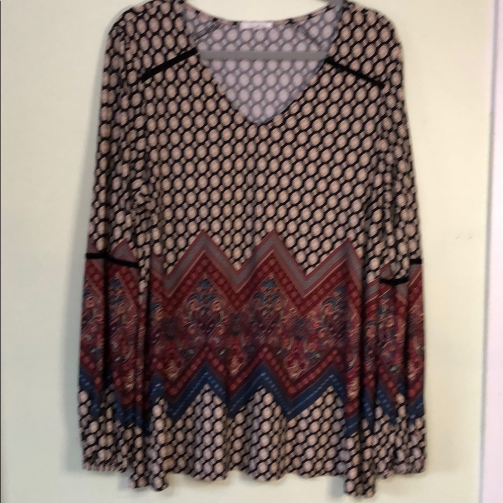 Ava James Long sleeve blouse